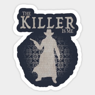 The Killer is Me - "The Killer" Koulas (Dirty White) Sticker